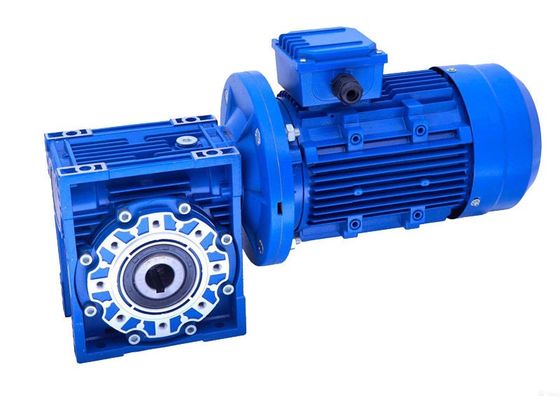 Penguncian Diri Presisi Tinggi Anti Rotasi Helical Worm Gear Reducer