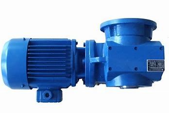 4-187rpm Mini Bevel Helical Worm Gear Reducer 100-750N.M