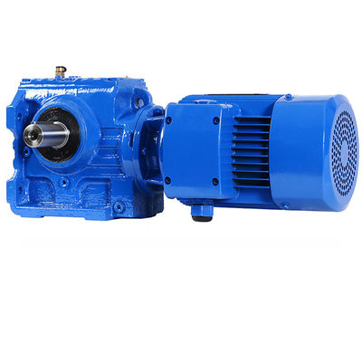 Sudut Kanan Inline Helical Gear Speed ​​Reducer Flange Mounted