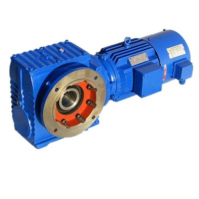 Hollow Shaft Helical Worm Gear Reducer Pemasangan Horizontal